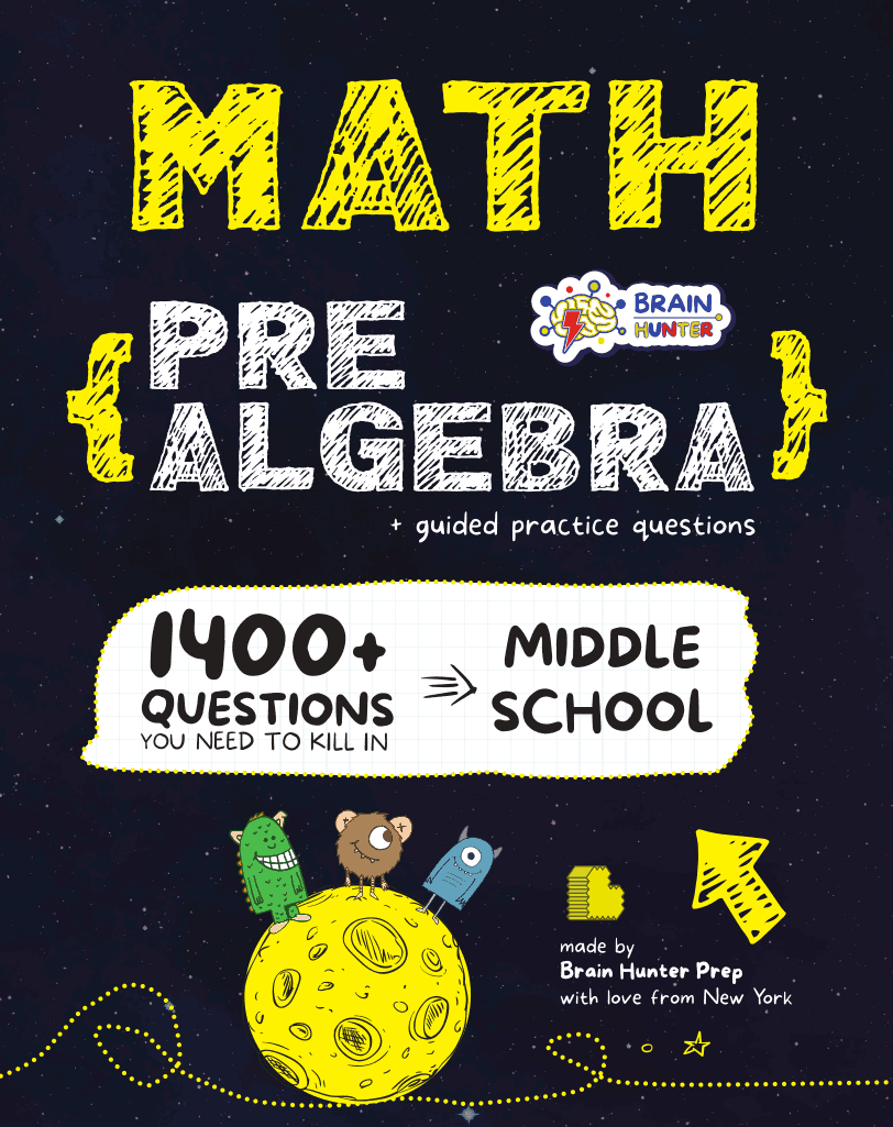 Math Practice Workbook: PRE-ALGEBRA: 1400+ Questions