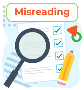 Misreading