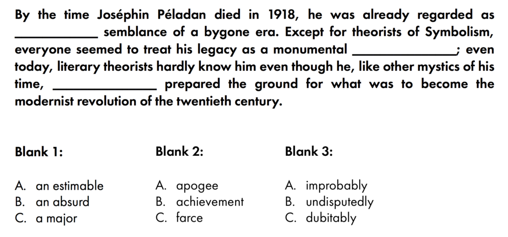 GRE Prep Top 3 Strategies example test