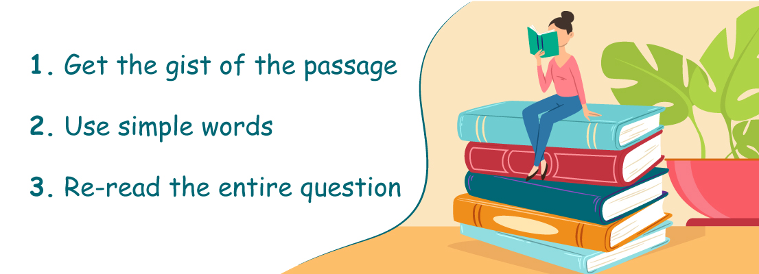 get the gist of the passage gre prep