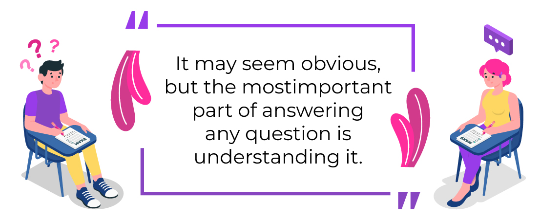 Analyze the question stem GRE essay