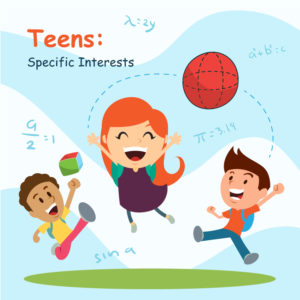 specific interests stimulating material for math