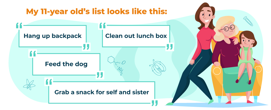 After-School Routine for 11 old kid