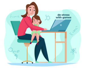 De-Stress with Games after school routine