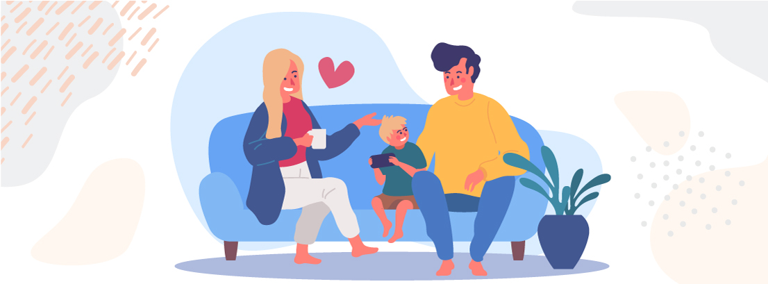 step-parent is supporting children