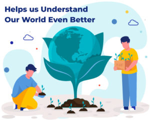 science helps interact with the world around us.