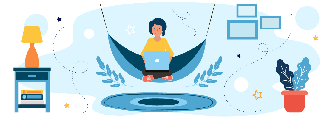lounge chair for virtual learning students