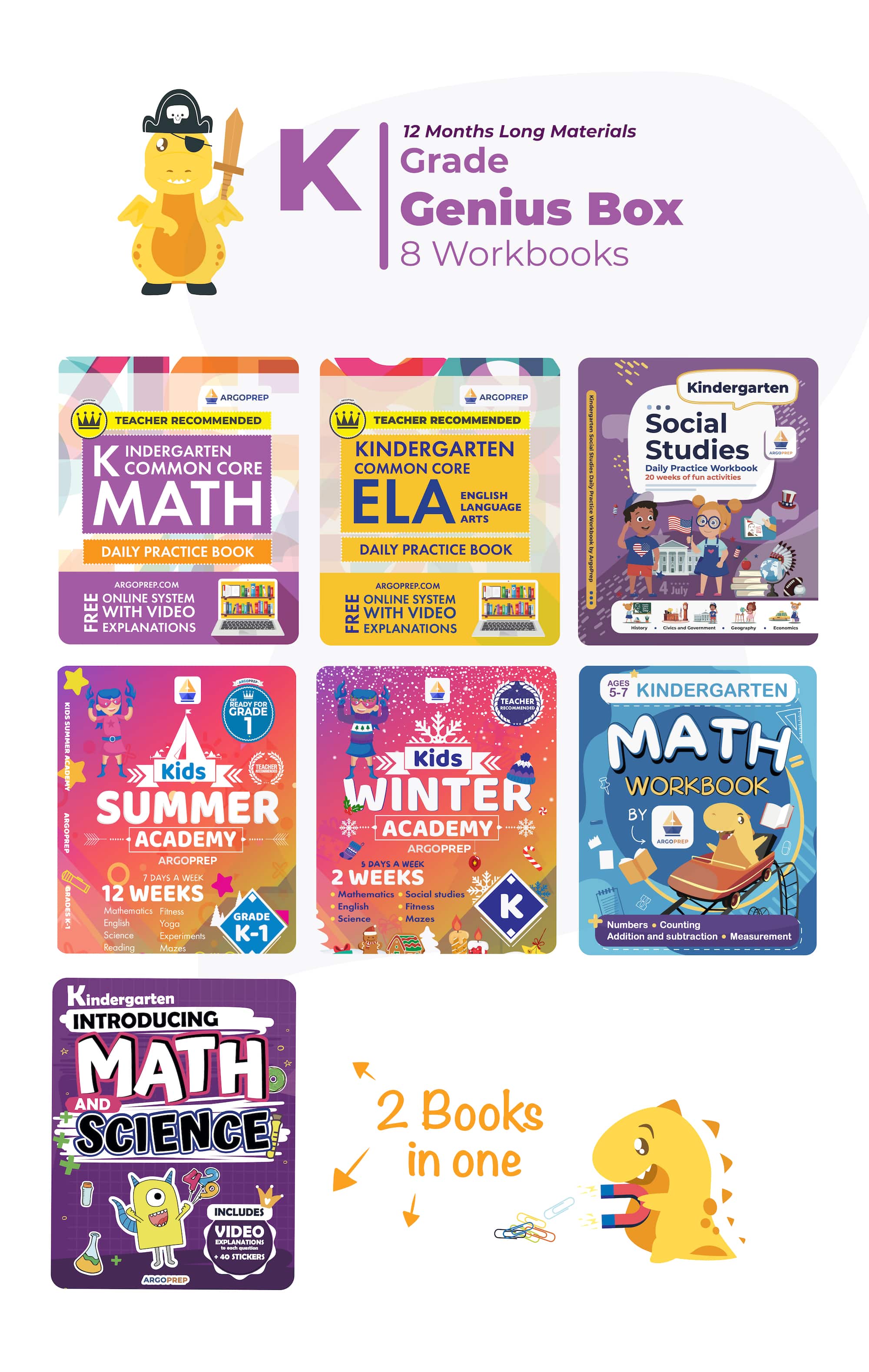 Kindergarten Ultimate Bundle (8 Workbooks