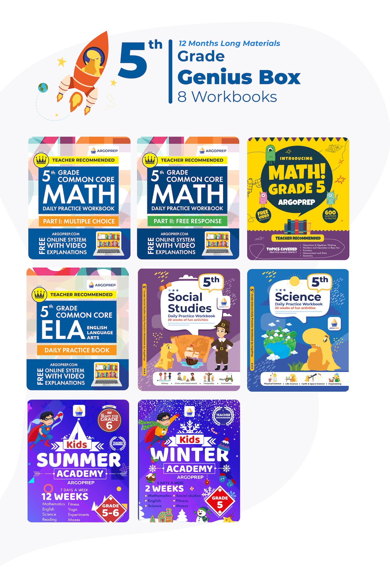 5th Grade Ultimate Bundle (8 Workbooks