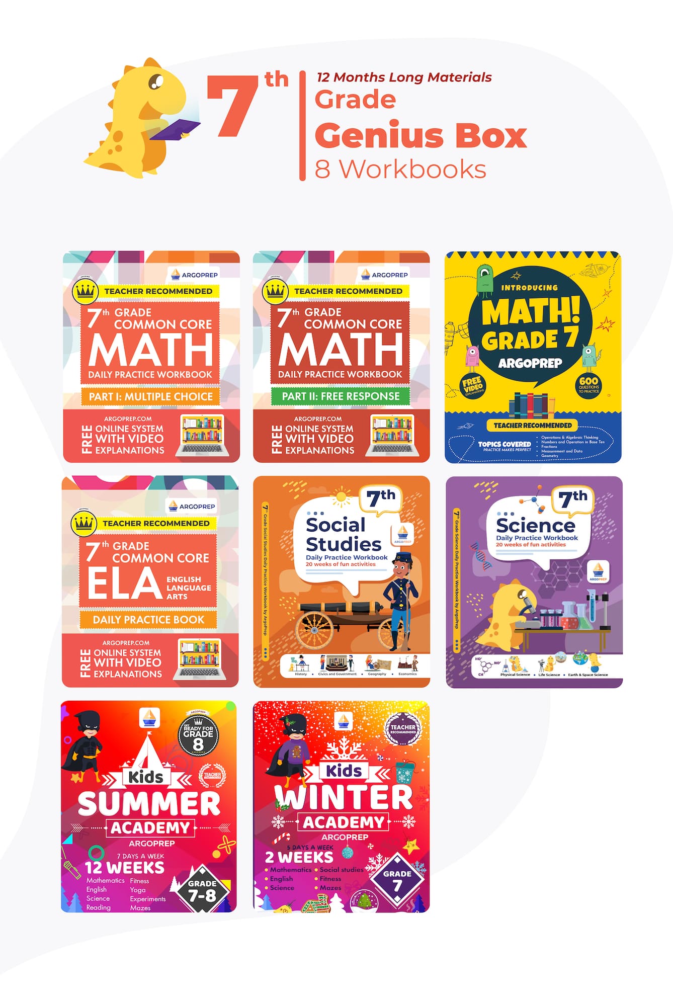 7th Grade Ultimate Bundle (8 Workbooks