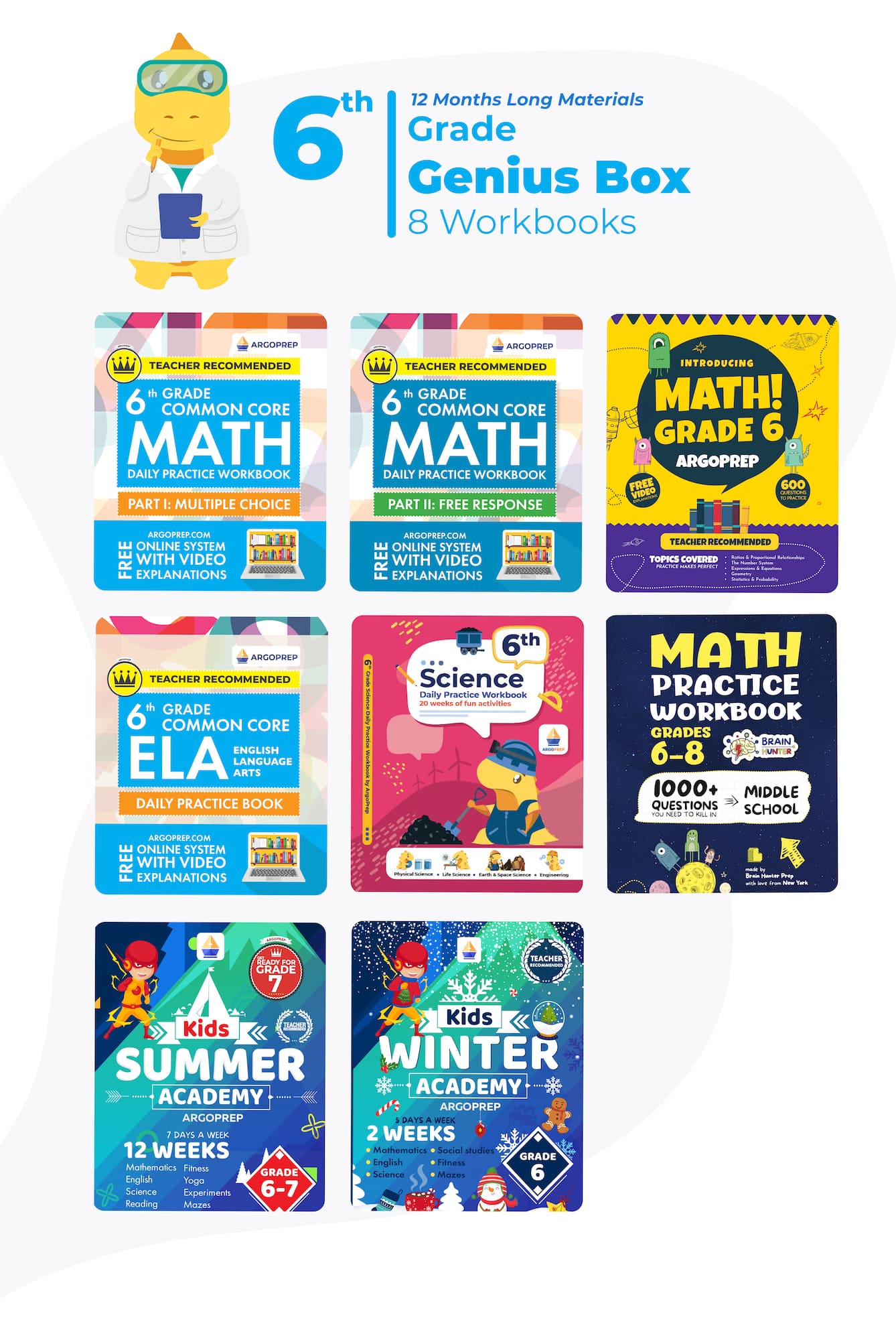 6th Grade Ultimate Bundle (8 Workbooks