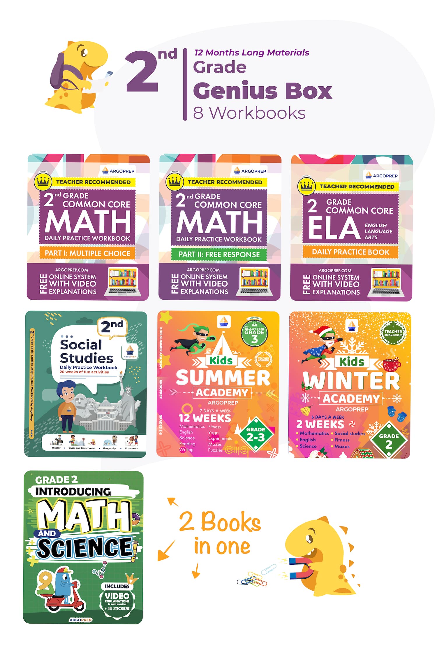 2nd Grade Ultimate Bundle (8 Workbooks