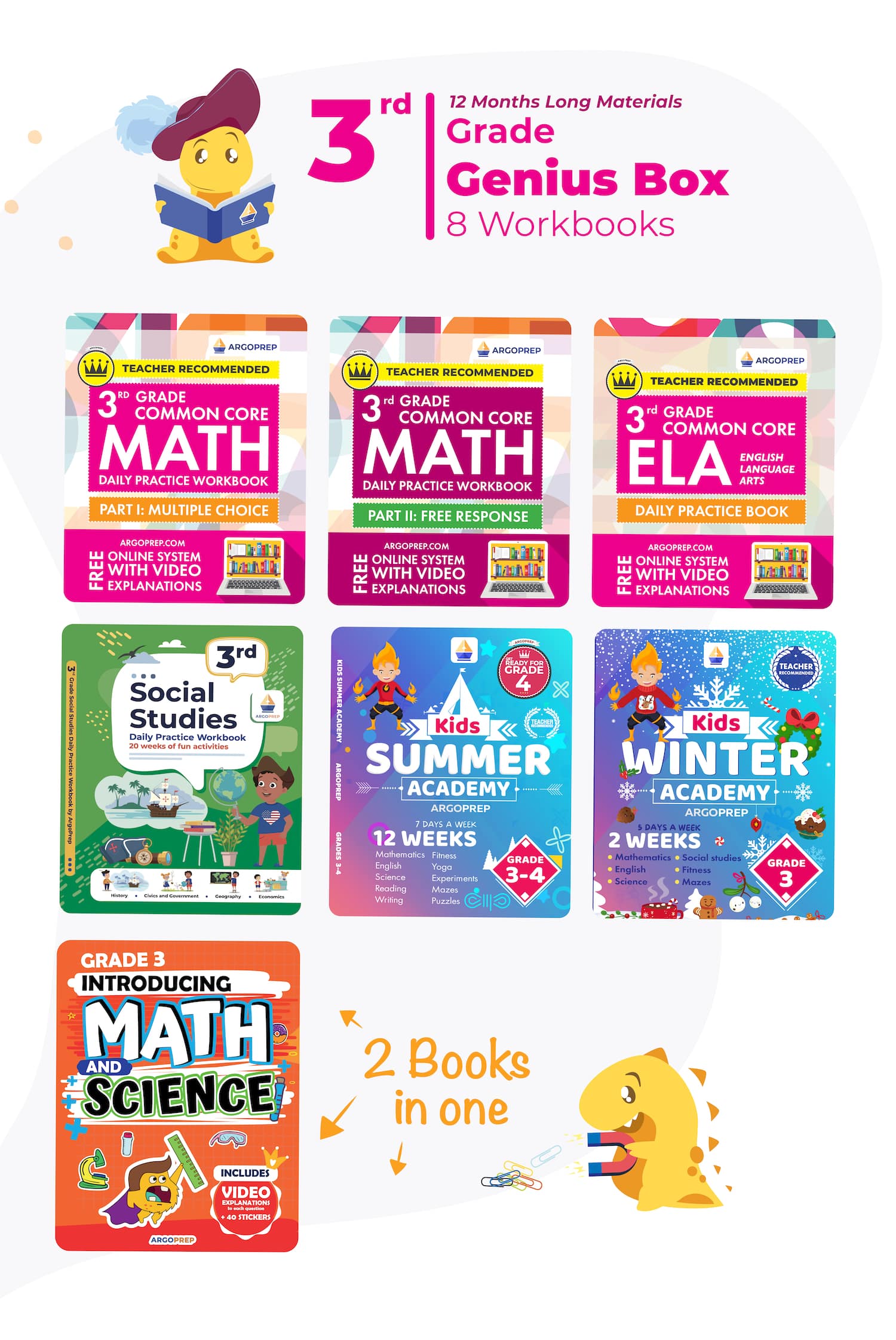 3rd Grade Ultimate Bundle (8 Workbooks