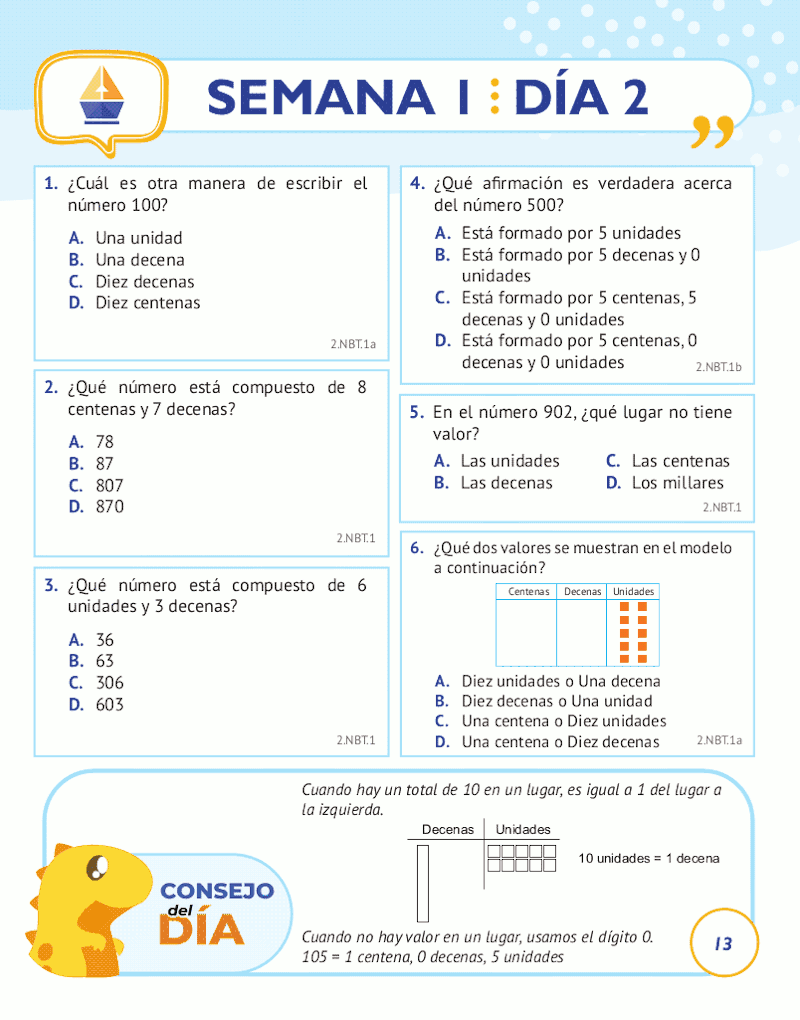 2nd Grade Common Core Math: Spanish Edition