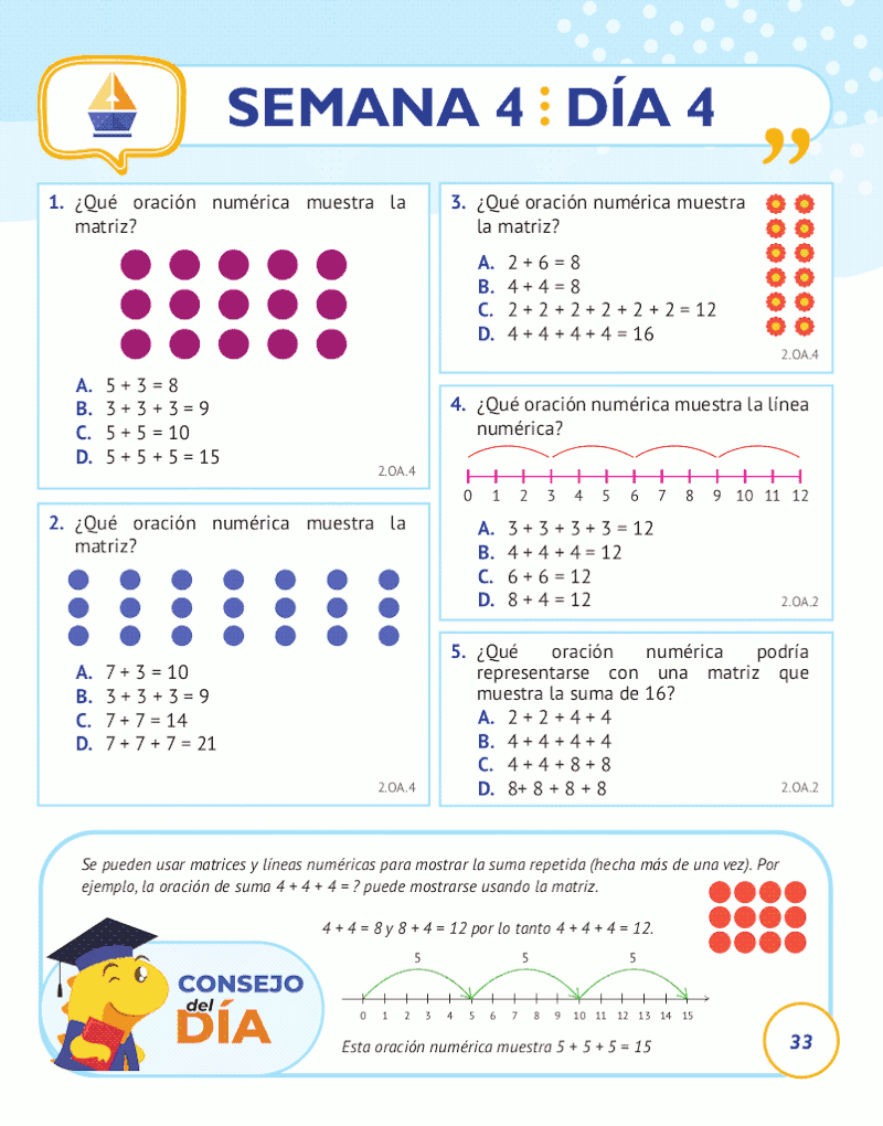 2nd Grade Common Core Math: Spanish Edition
