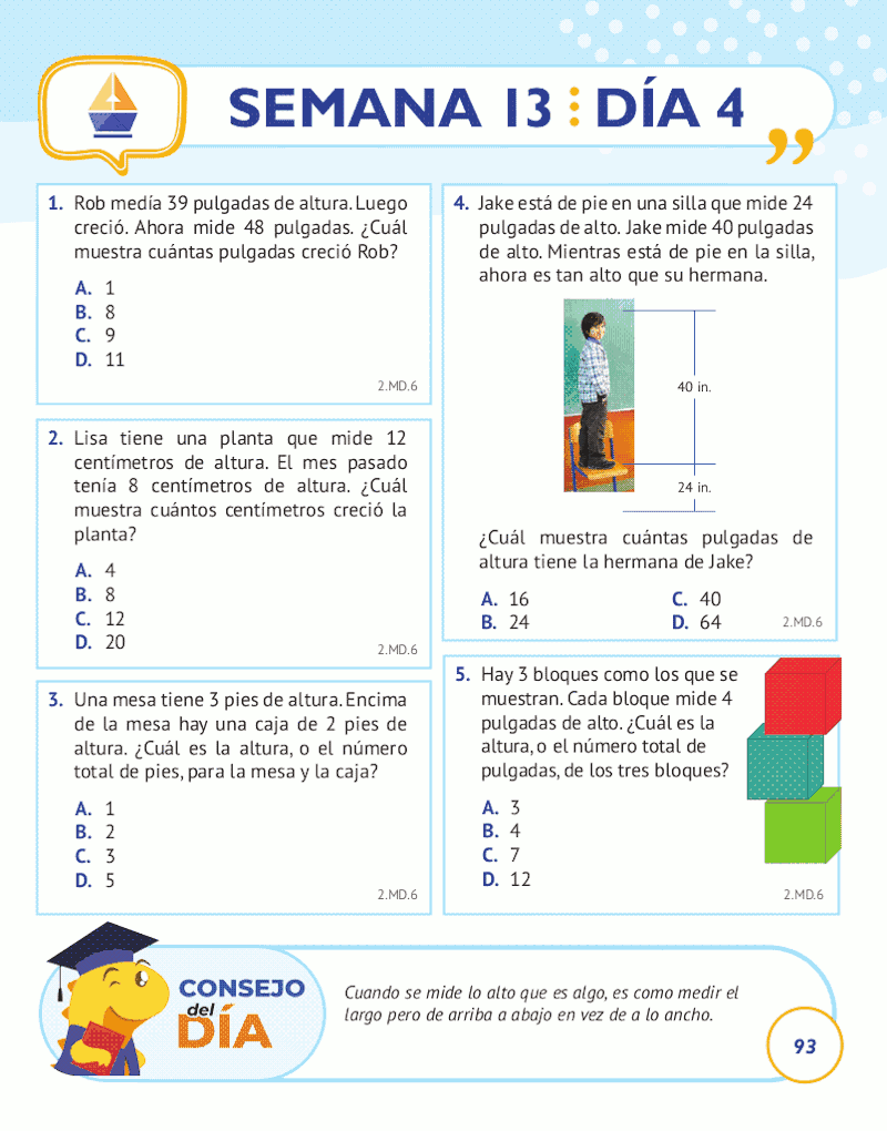 2nd Grade Common Core Math: Spanish Edition