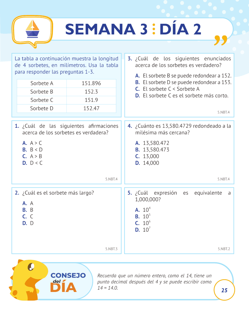 5th Grade Common Core Math: Spanish Edition