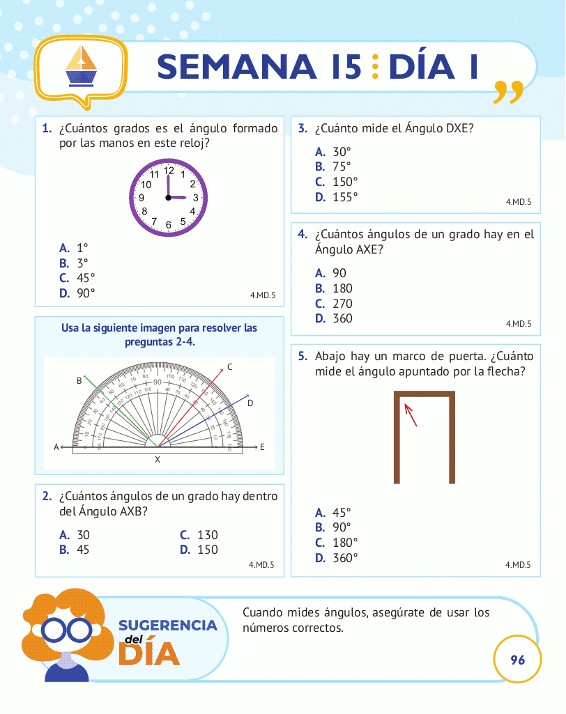 4th Grade Common Core Math: Spanish Edition