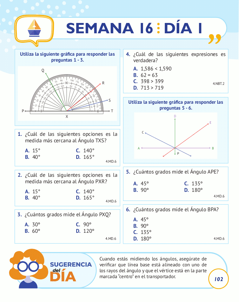 4th Grade Common Core Math: Spanish Edition