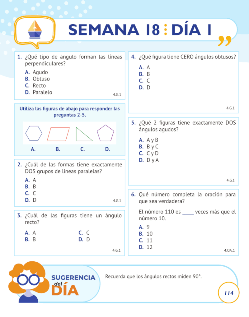 4th Grade Common Core Math: Spanish Edition