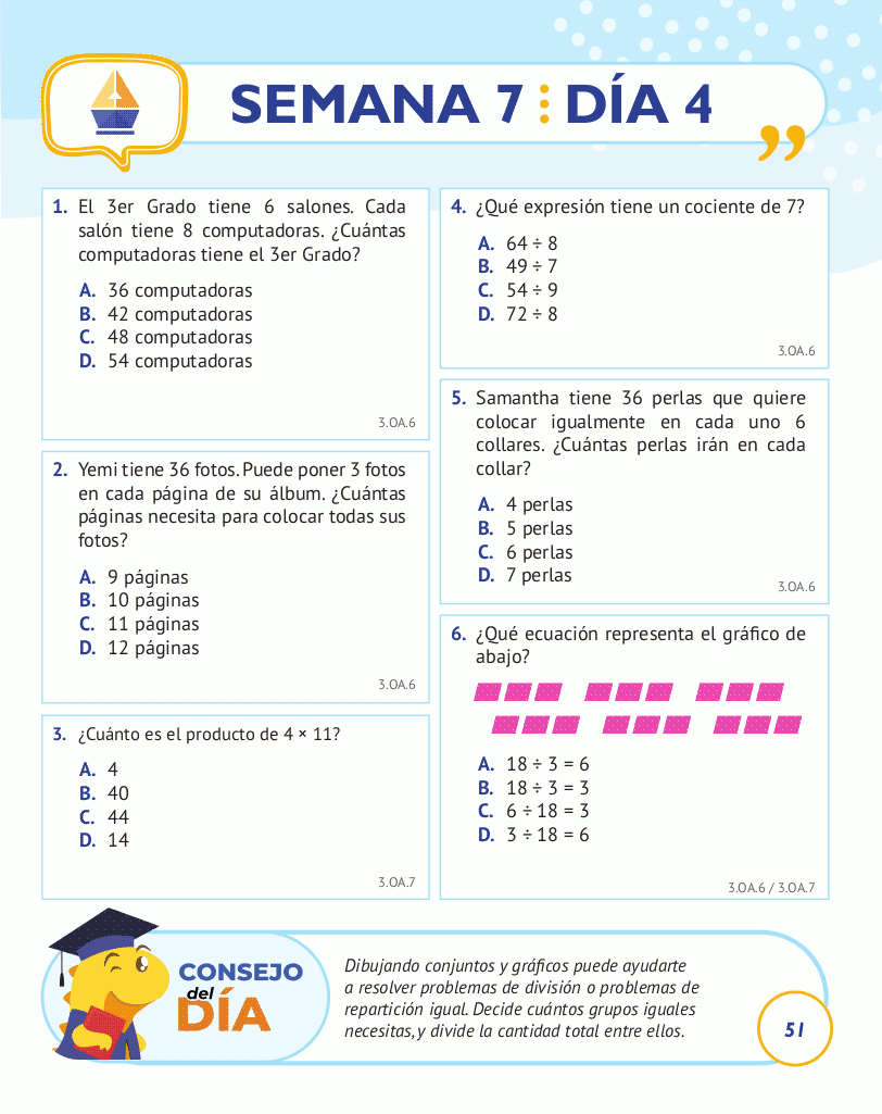3rd Grade Common Core Math: Spanish Edition