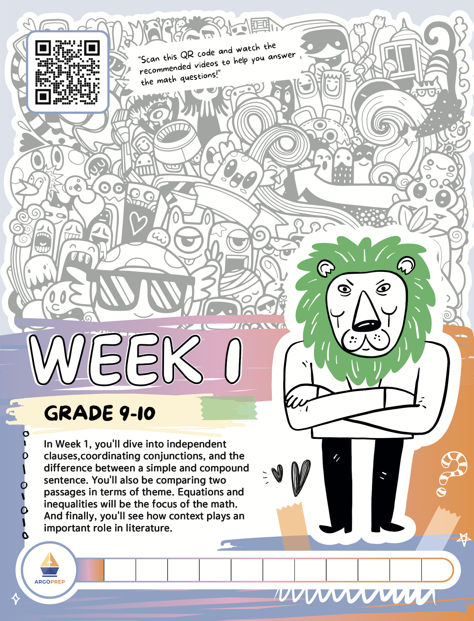 Kids Summer Academy by ArgoPrep: Grade 9-10