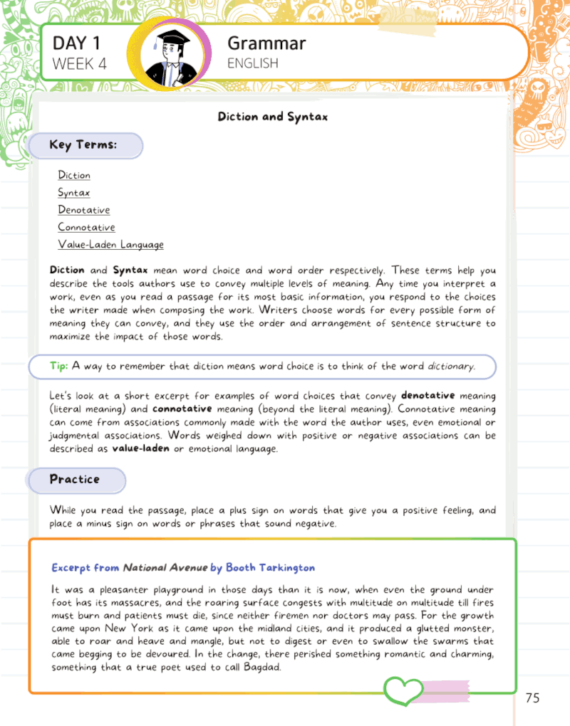 Kids Summer Academy by ArgoPrep: Grade 9-10