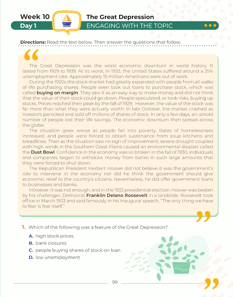 8th Grade Social Studies: Daily Practice Workbook