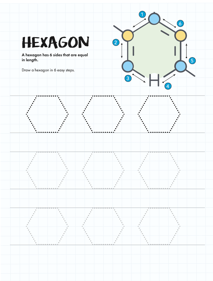 Shape Tracing And Coloring Practice Workbook For Preschoolers To 3rd Grade