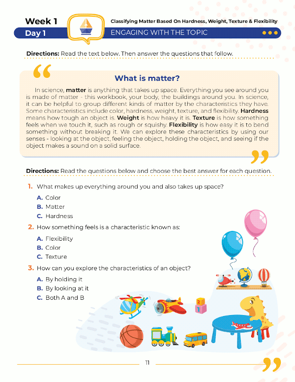2nd Grade Science: Daily Practice Workbook | 20 Weeks Of Fun Activities