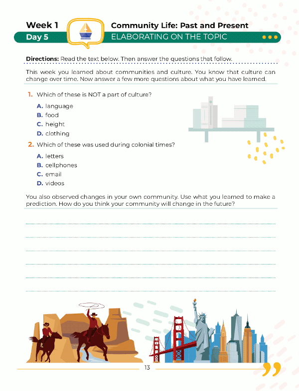 2nd Grade Social Studies: Daily Practice Workbook 2nd Grade Social Studies: Daily Practice Workbook