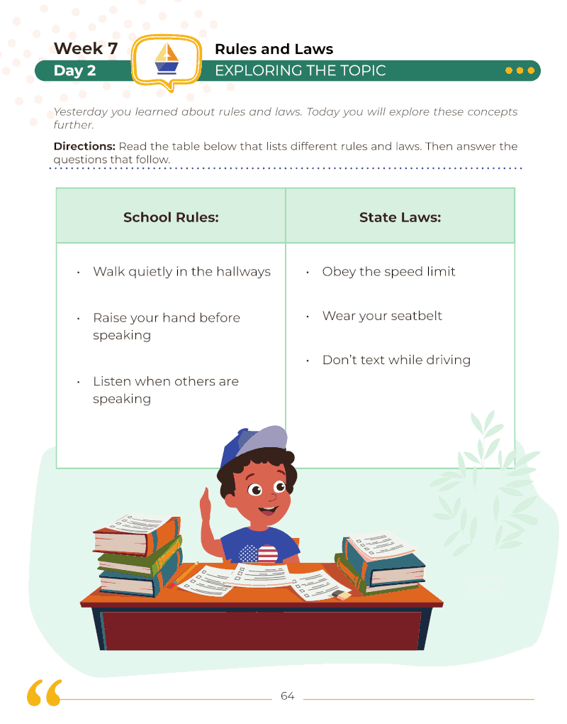 1st Grade Social Studies: Daily Practice Workbook