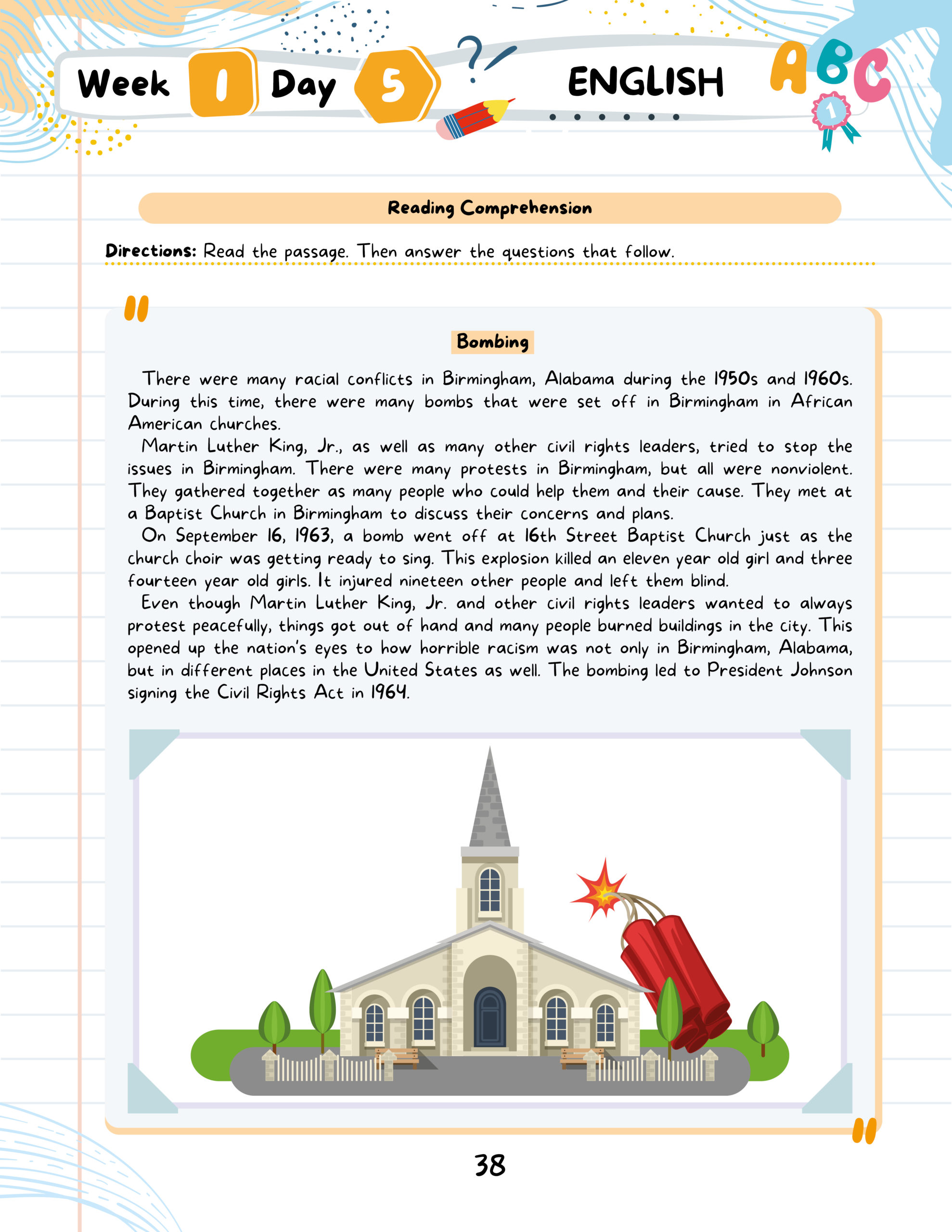 Kids Winter Academy by ArgoPrep: Grade 5