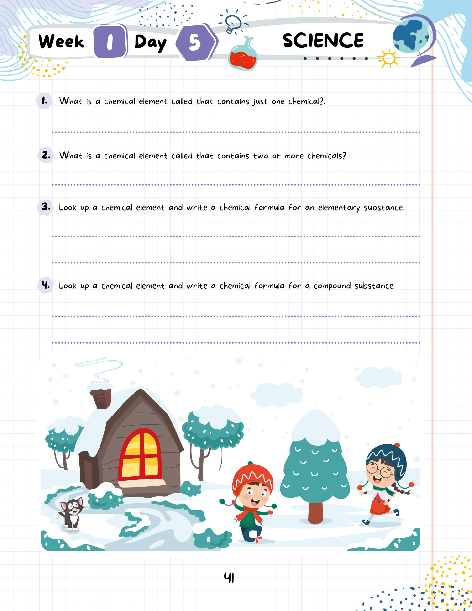 Kids Winter Academy by ArgoPrep: Grade 5