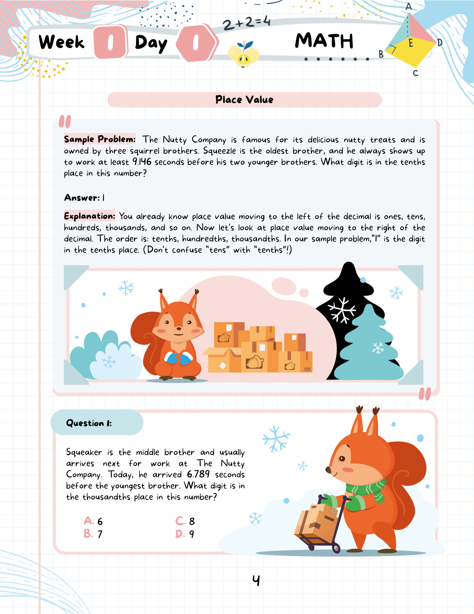 Kids Winter Academy by ArgoPrep: Grade 5