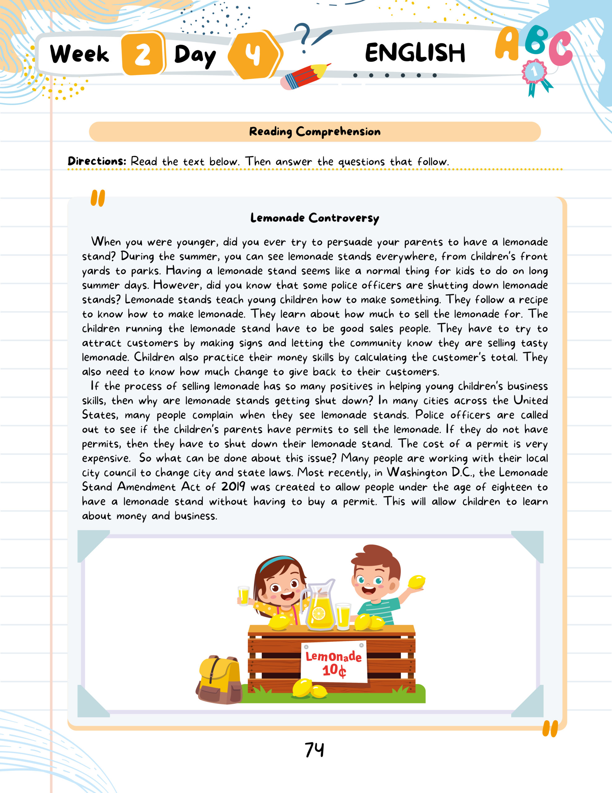 Kids Winter Academy by ArgoPrep: Grade 4