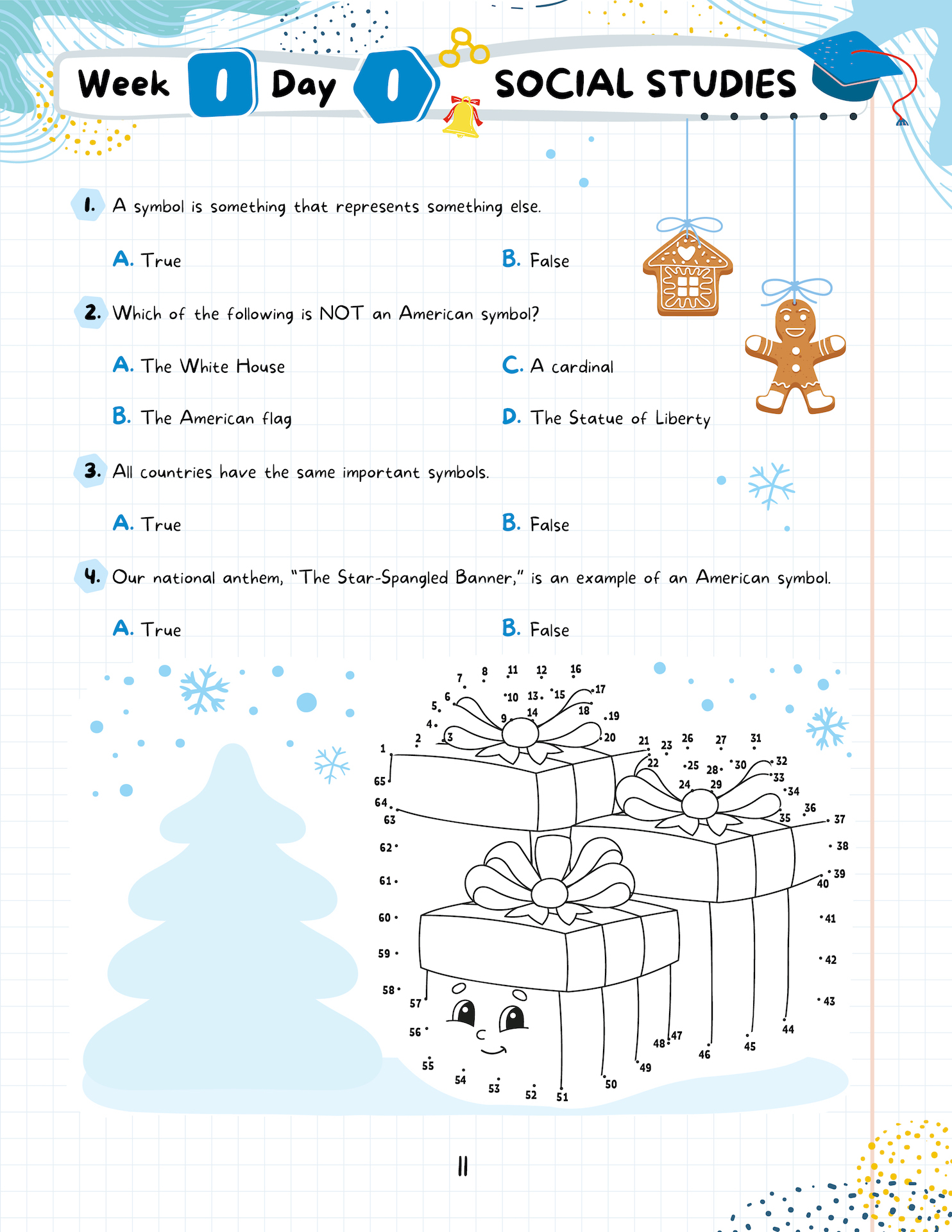 Kids Winter Academy by ArgoPrep: Grade 1