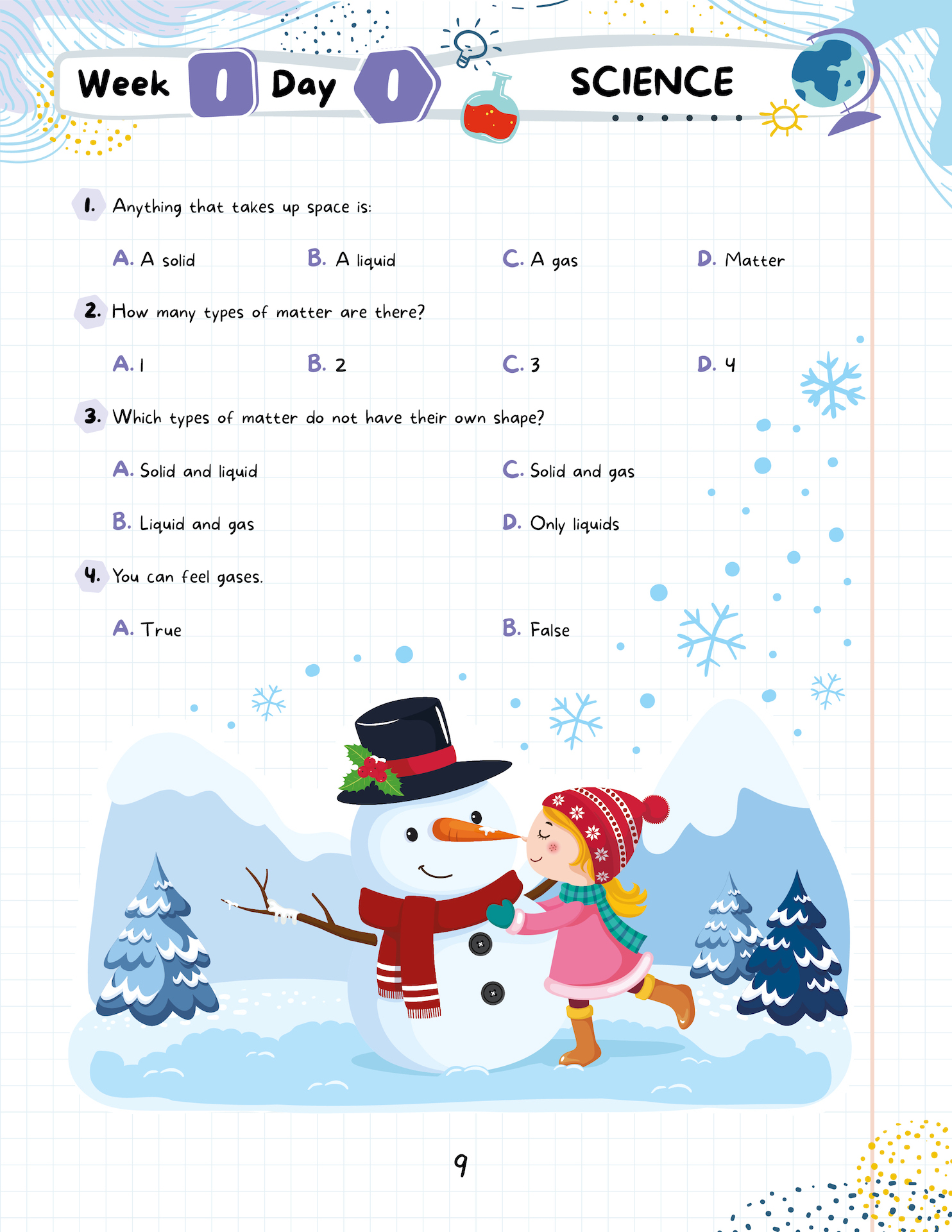 Kids Winter Academy by ArgoPrep: Grade 1