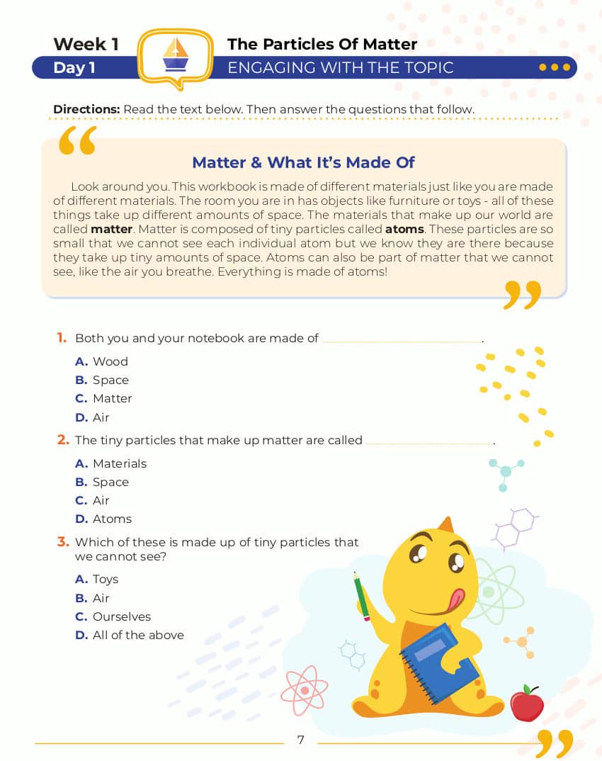 5th Grade Science: Daily Practice Workbook | 20 Weeks Of Fun Activities