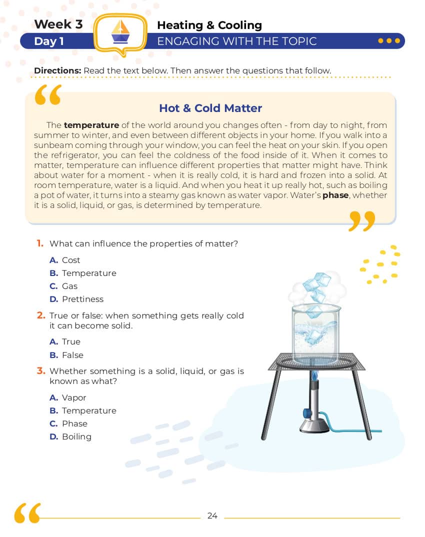 5th Grade Science: Daily Practice Workbook | 20 Weeks Of Fun Activities