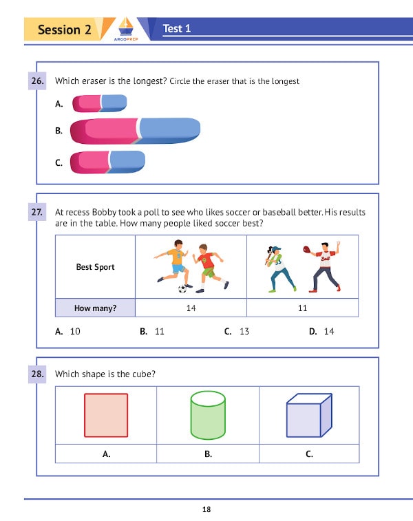 1st Grade Math Practice Book: 8 Full-Length Simulated Math Tests