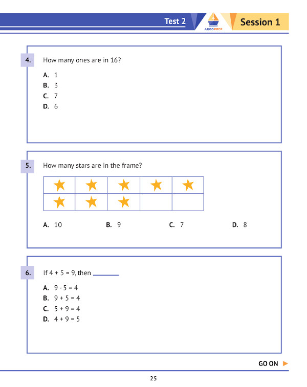 1st Grade Math Practice Book: 8 Full-Length Simulated Math Tests