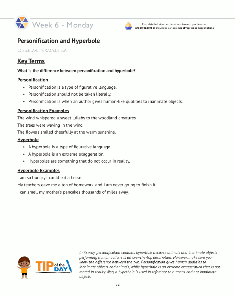 8th Grade Common Core ELA (English Language Arts): Daily Practice