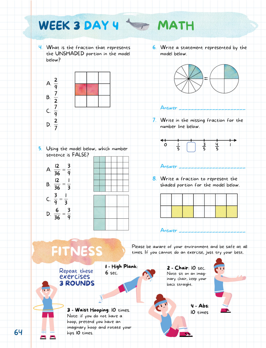 Kids Summer Academy by ArgoPrep: Grade 3-4