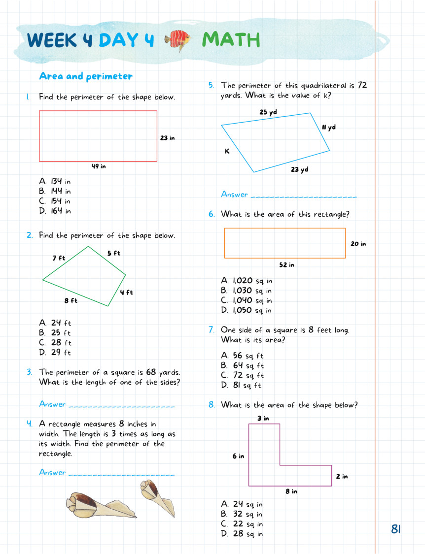 Kids Summer Academy by ArgoPrep: Grade 3-4