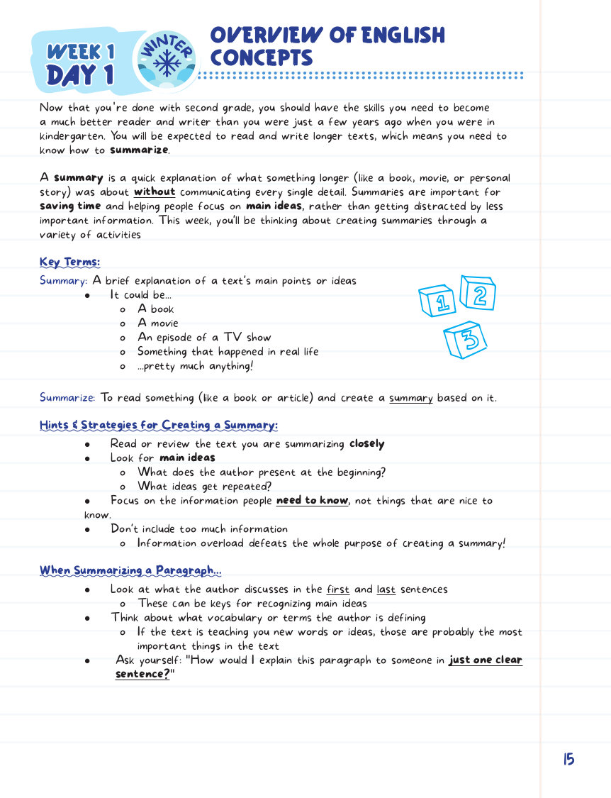 Kids Summer Academy By Argoprep: Grade 2-3