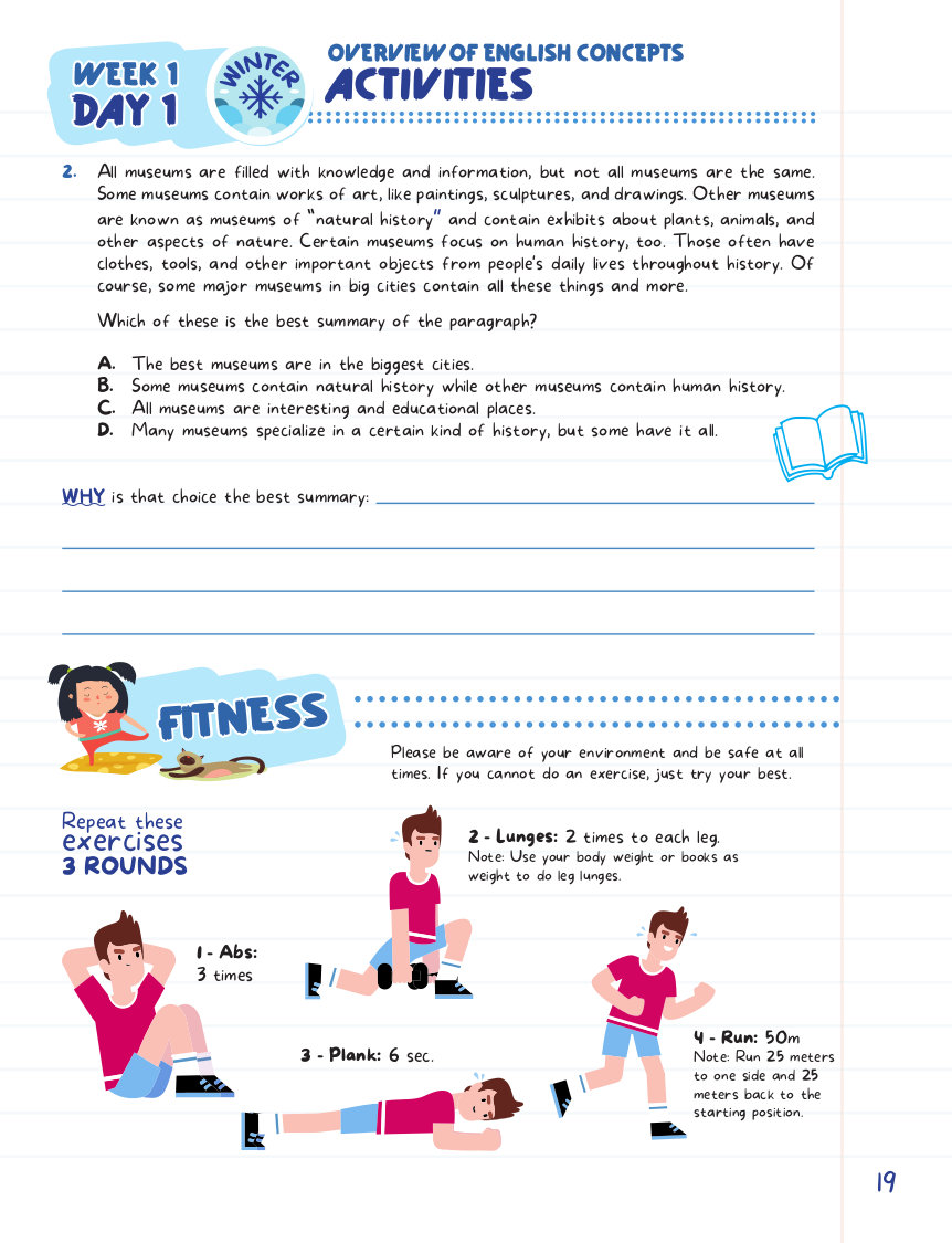 Kids Summer Academy By Argoprep: Grade 2-3