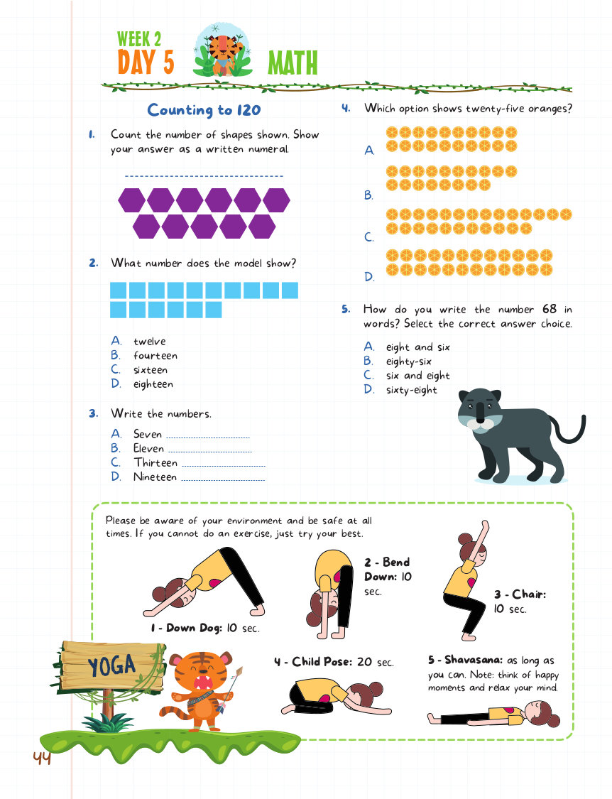 Kids Summer Academy by ArgoPrep: Grade 1-2