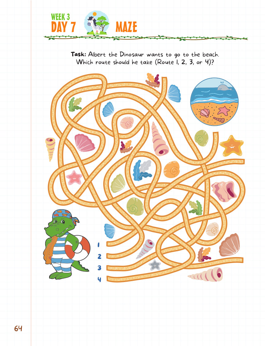Kids Summer Academy by ArgoPrep: Grade 1-2