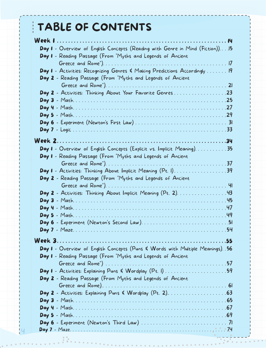 Kids Summer Academy by ArgoPrep: Grade 7-8